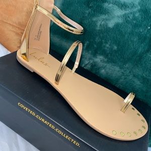 Gold Sandals
